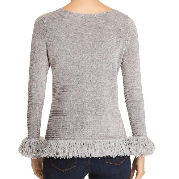 NIC and ZOE
Run Around Fringe-Trim Sweater - Picture 2 of 9